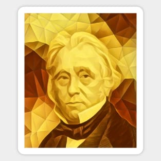 Thomas Babington Macaulay Golden Portrait | Thomas Babington Macaulay Artwork 9 Magnet